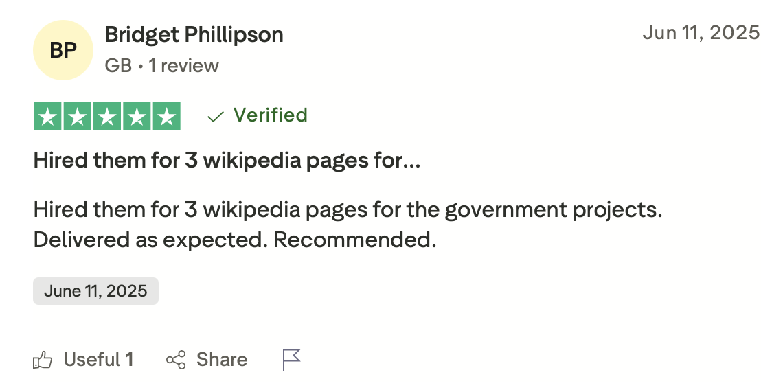 wikipedia-service-trustpilot-reviews