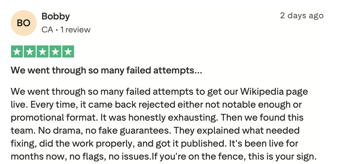 wikipedia-service-by-reputn-trustpilot-review