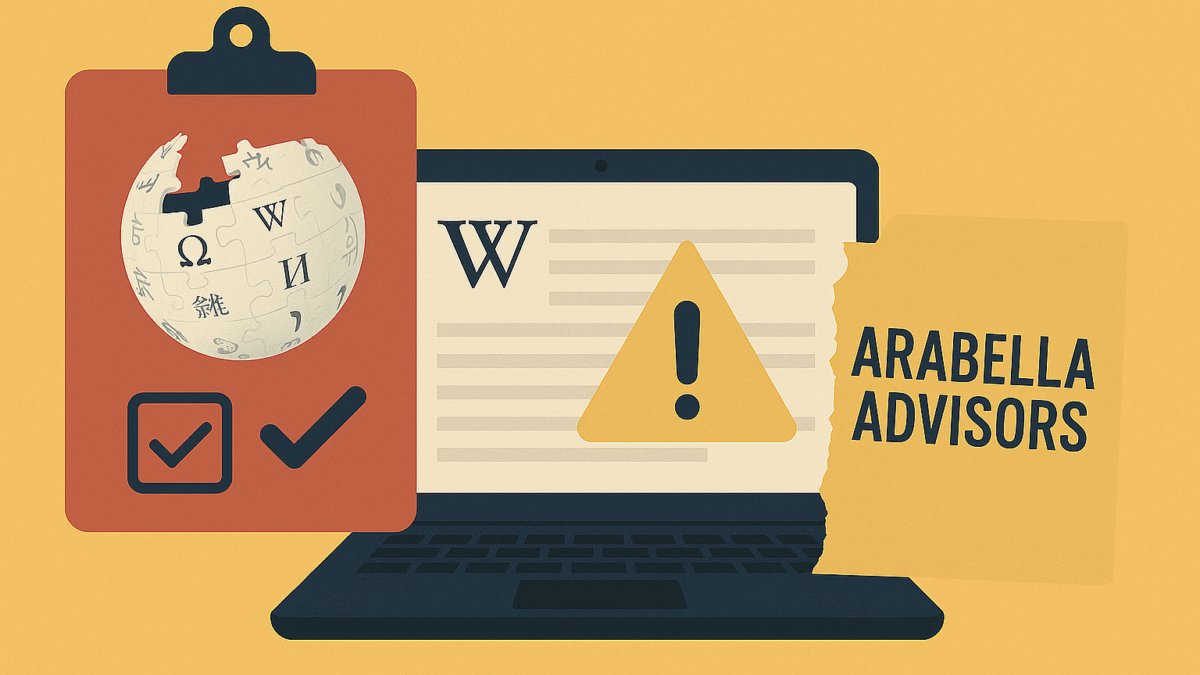 Arabella Advisors Wikipedia disaster