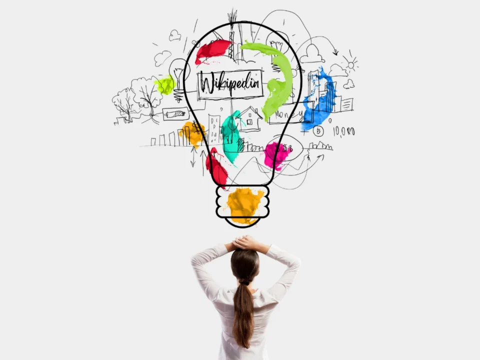 Create a Wikipedia Page woman thinking