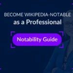 Wikipedia Notability as professional image