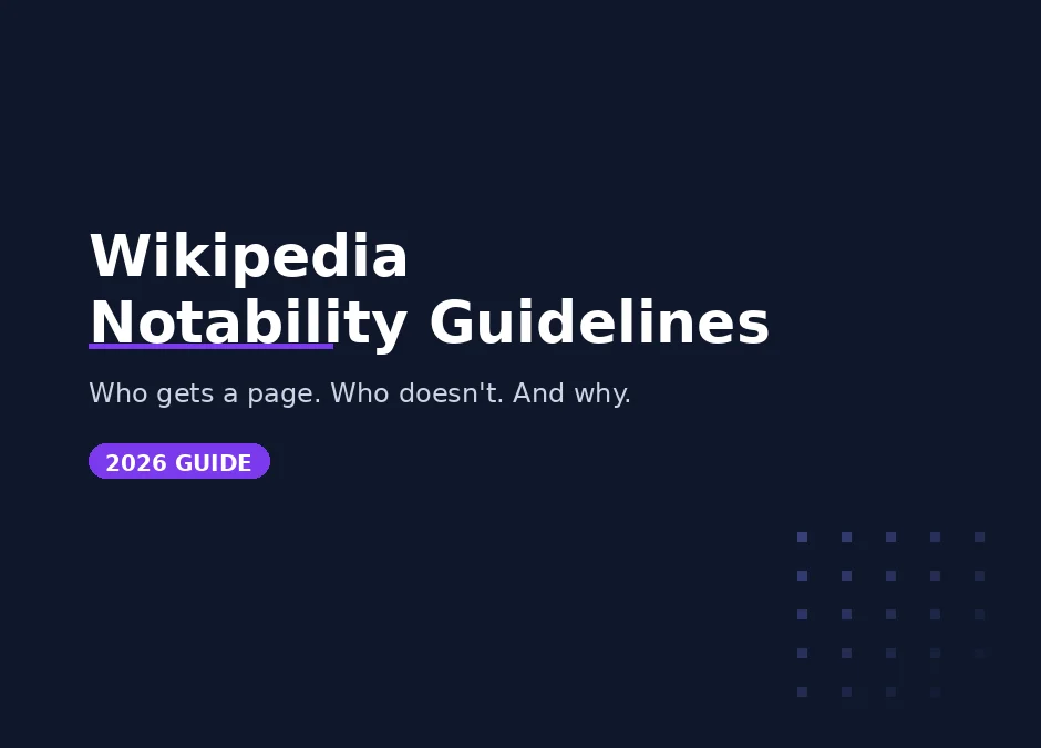 wikipedia notability guidelines featured image