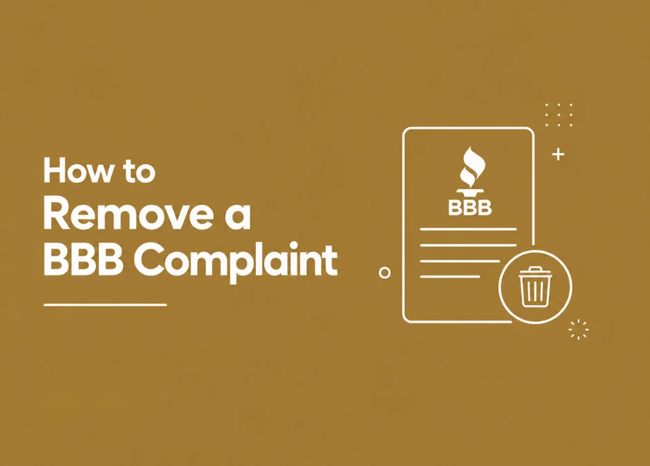 how to remove a bbb complaint